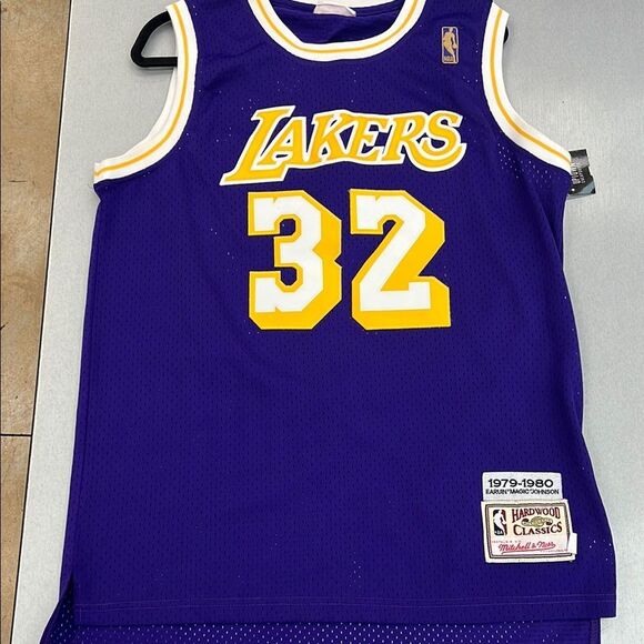 Mitchell & Ness Lakers Purple and Yellow Jersey - Picture 2 of 6